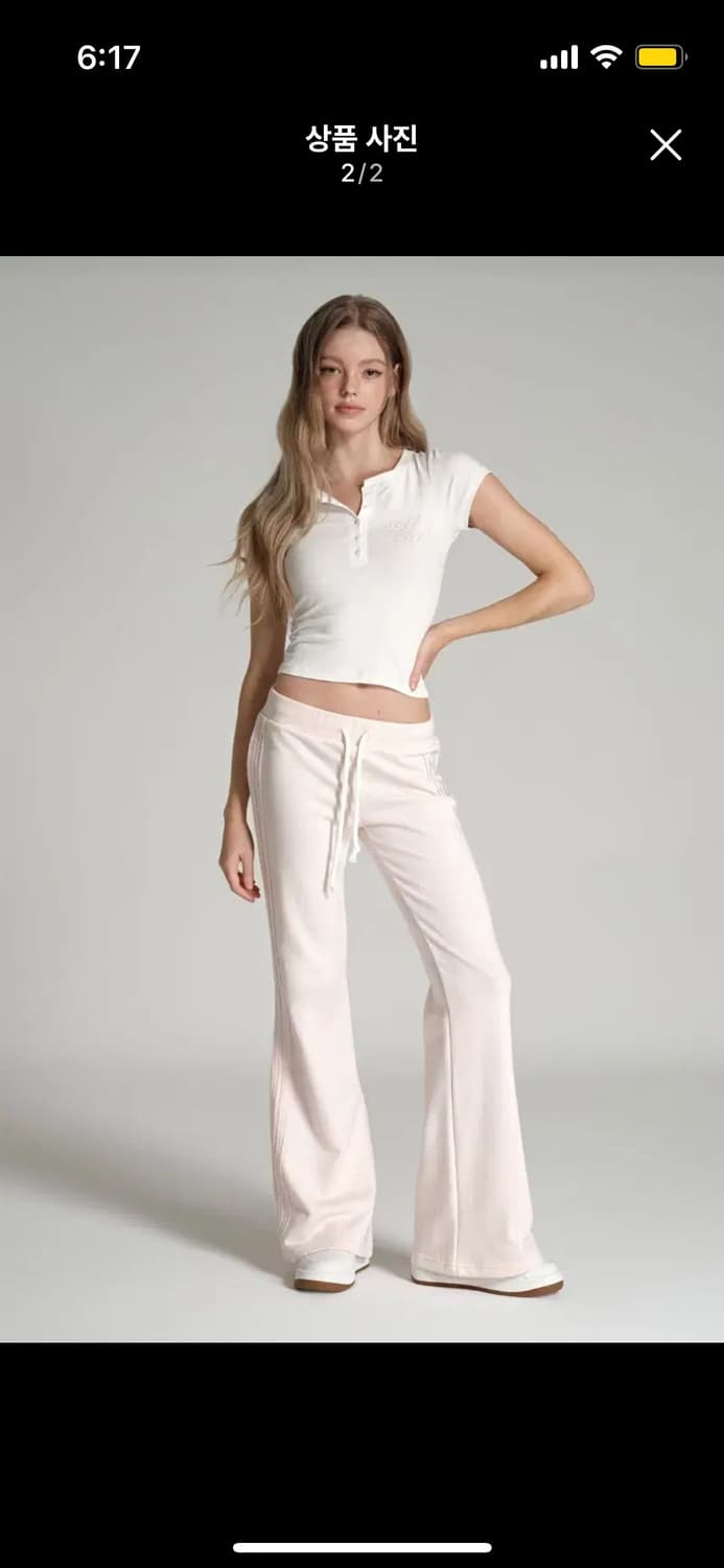 클리시어 25 Soft club straight pants, Pink 상품이미지2