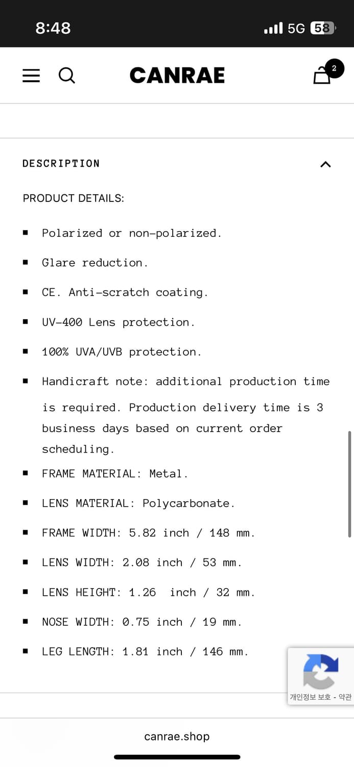 Canrae JACOB - METAL EDITION 상품이미지3