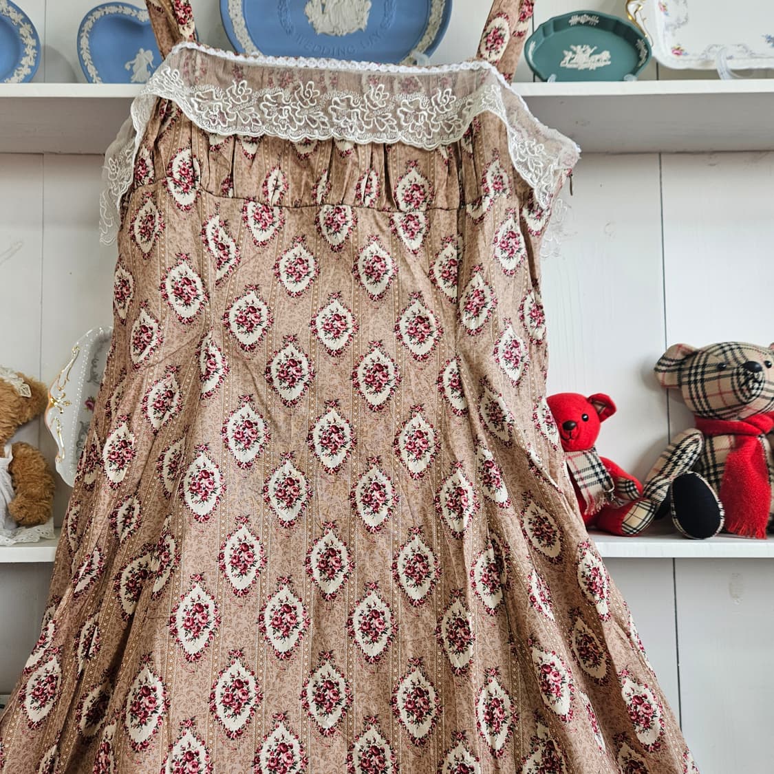 레이스 레이어드 원피스 상품이미지7