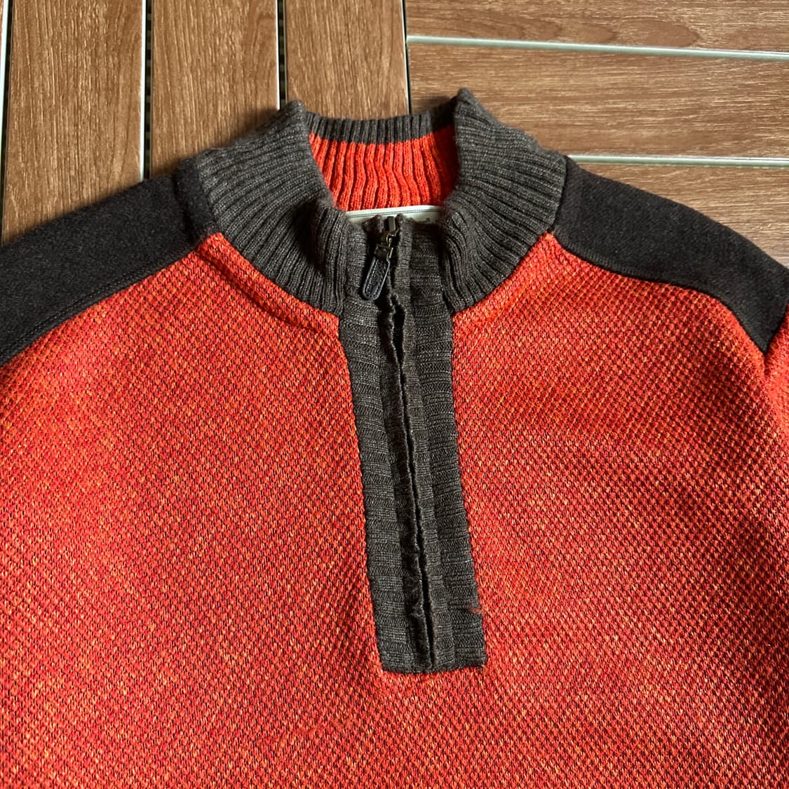 Golden bear quarter zip pullover sweater 상품이미지4