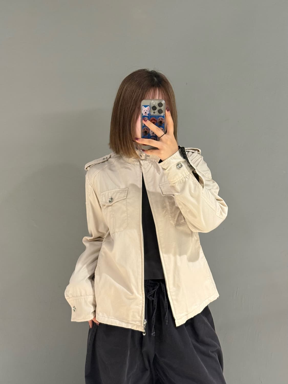 male & co neck buckle pocket jacket 상품이미지1