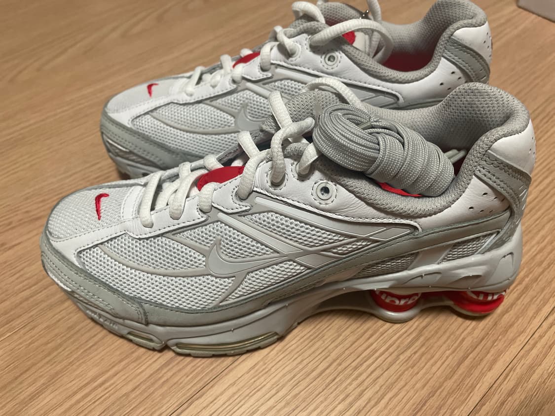 나이키 x 슈프림 샥스 라이드 2 SP 화이트 235(US5) 새상품 상품이미지2