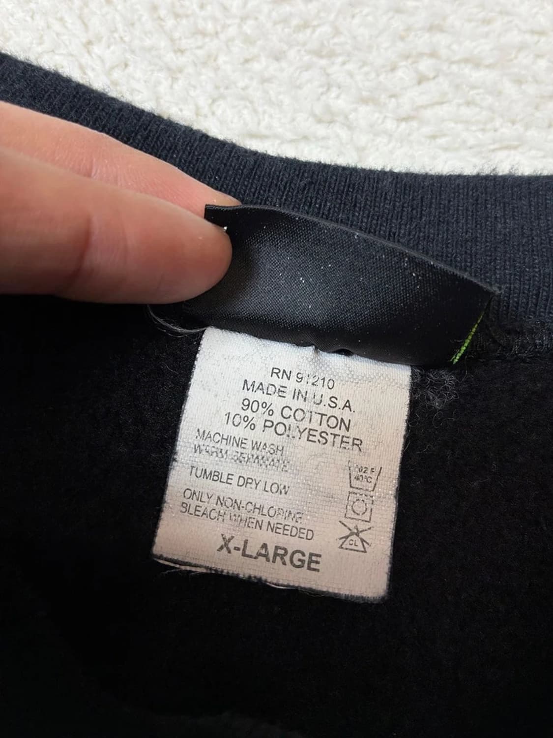 캠버 x 커버낫 USA 빅로고 헤비코튼 스웻 맨투맨 PN7233 상품이미지7