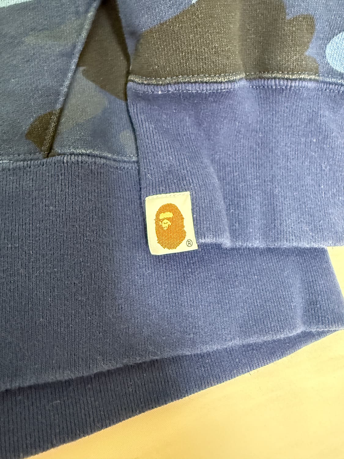 베이프 세퍼레이트 샤크 후드집업 블랙 블루 상품이미지6