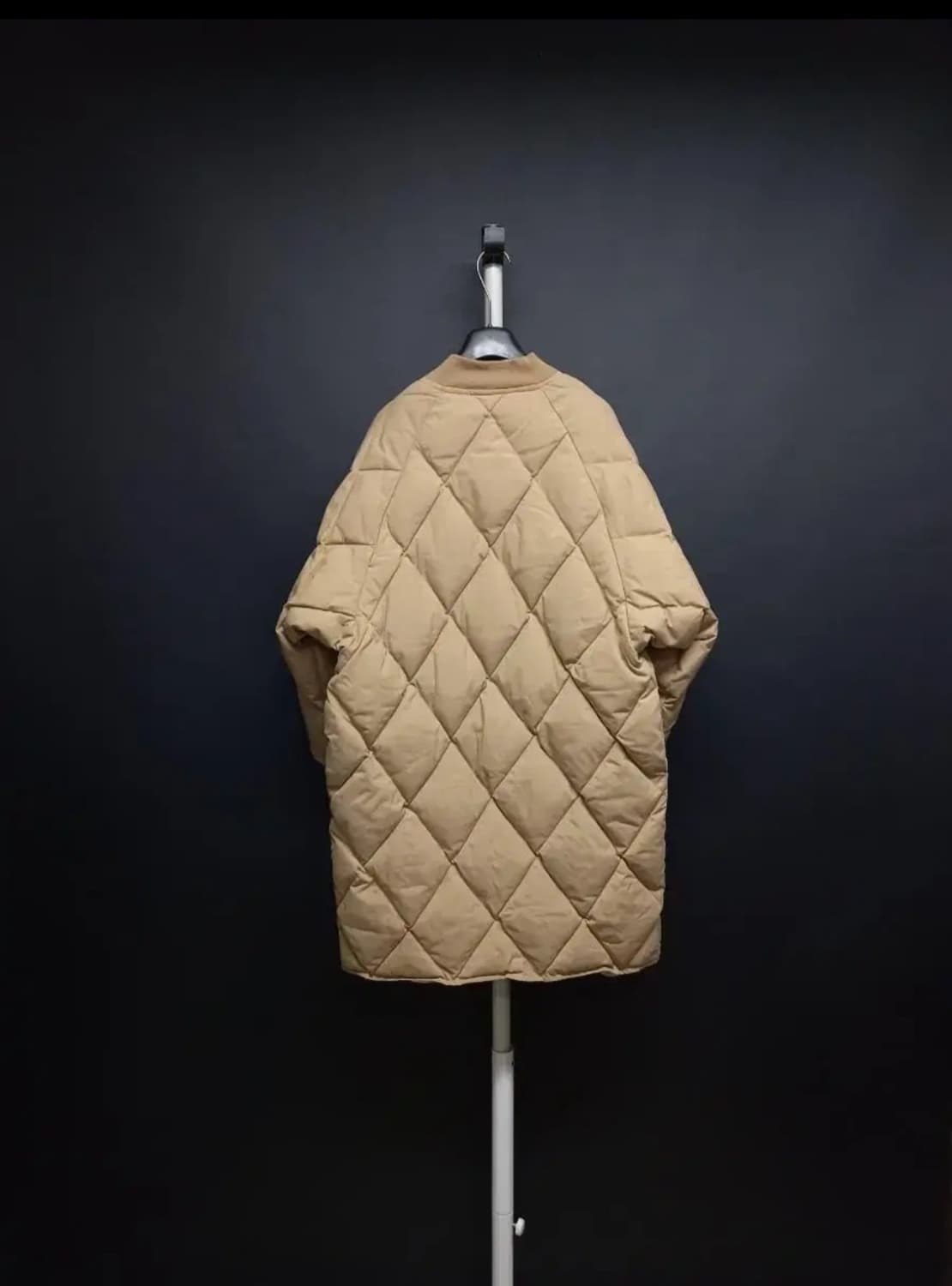 커밍스텝 박시루즈핏 롱 누빔 패딩 F 상품이미지2