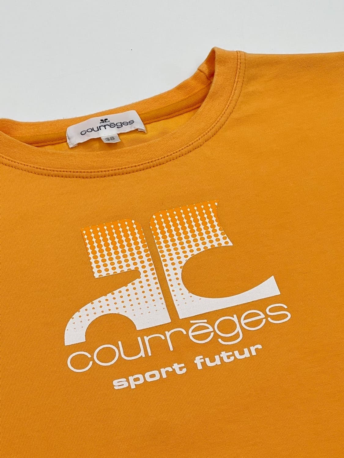 courreges / 꾸레쥬 오렌지 반팔 티셔츠 상품이미지4
