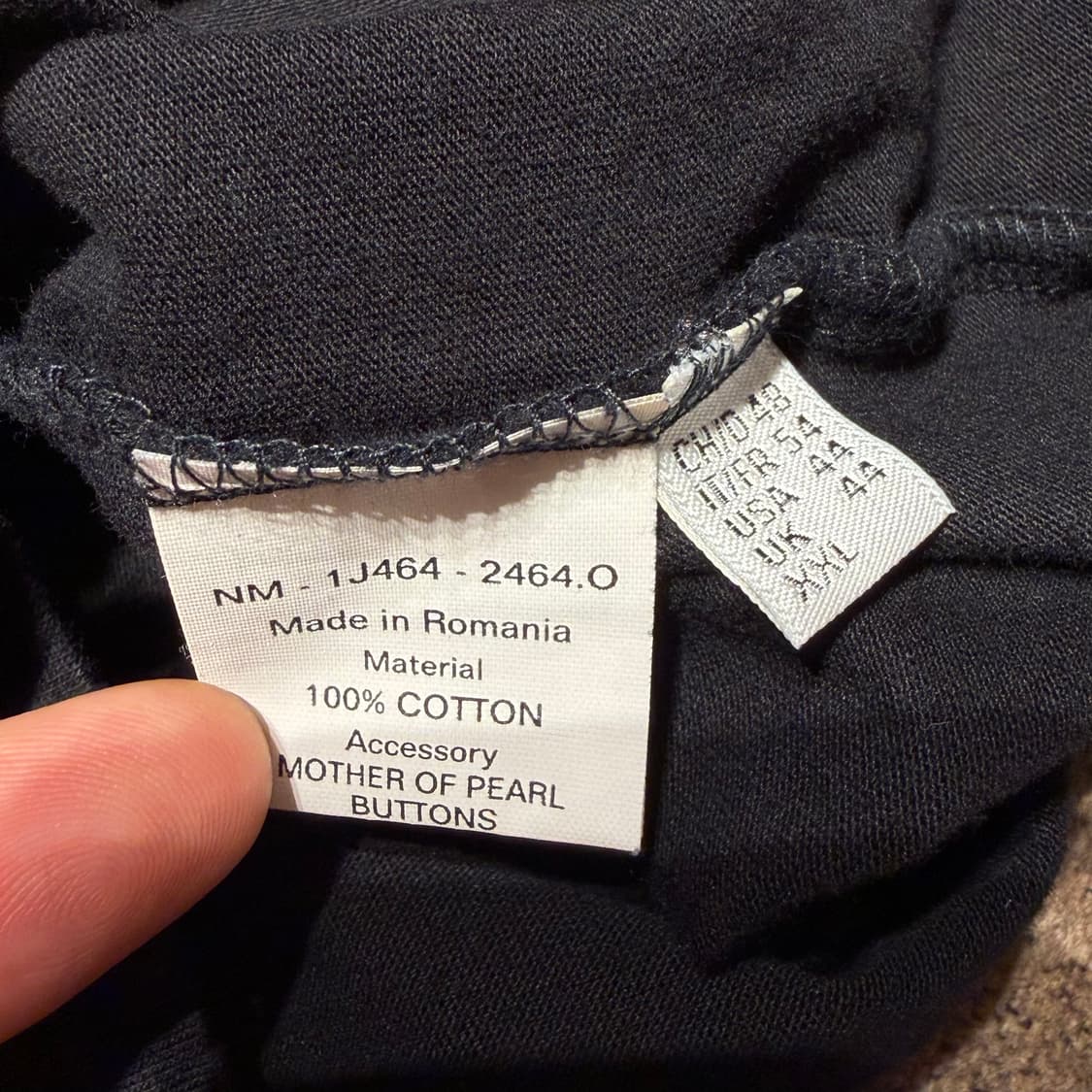 BALLY 발리 남성 반팔 카라티 XL 피마코튼 상품이미지3