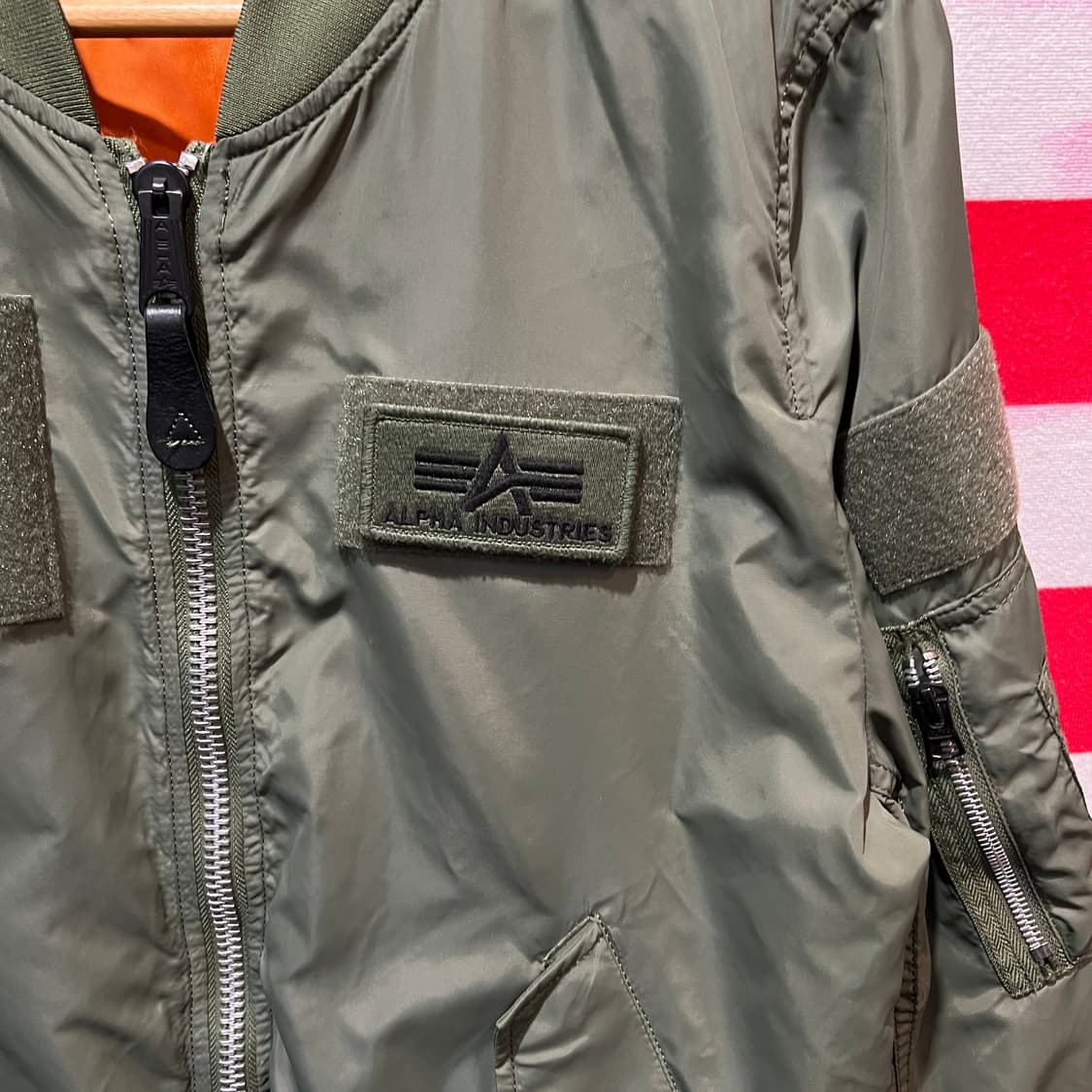 알파인더스트리 MA-1 나일론 자켓 상품이미지3