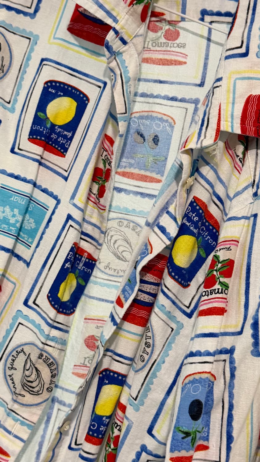 알록달록 빈티지 셔츠 L사이즈 상품이미지3