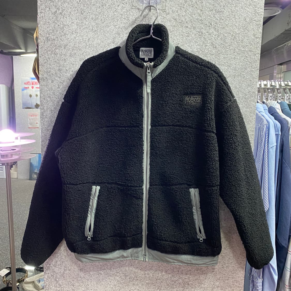 마리떼 프랑소와 저버 블랙 투웨이 플리스 집업 B3589 상품이미지2