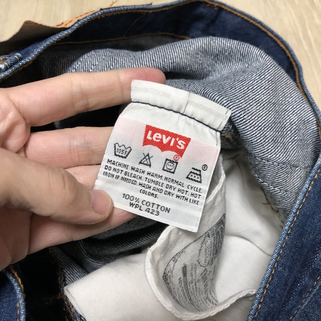 (31) 00's 리바이스 Levi's 501 스트레이트핏 중청 데님 상품이미지7