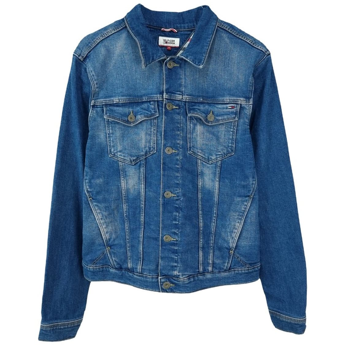 [타미힐피거] 빈티지 워시드 슬림핏 데님 자켓 M19149 상품이미지2