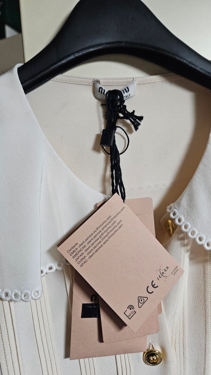 미우미우 반펄셔츠 원피스 상품이미지2