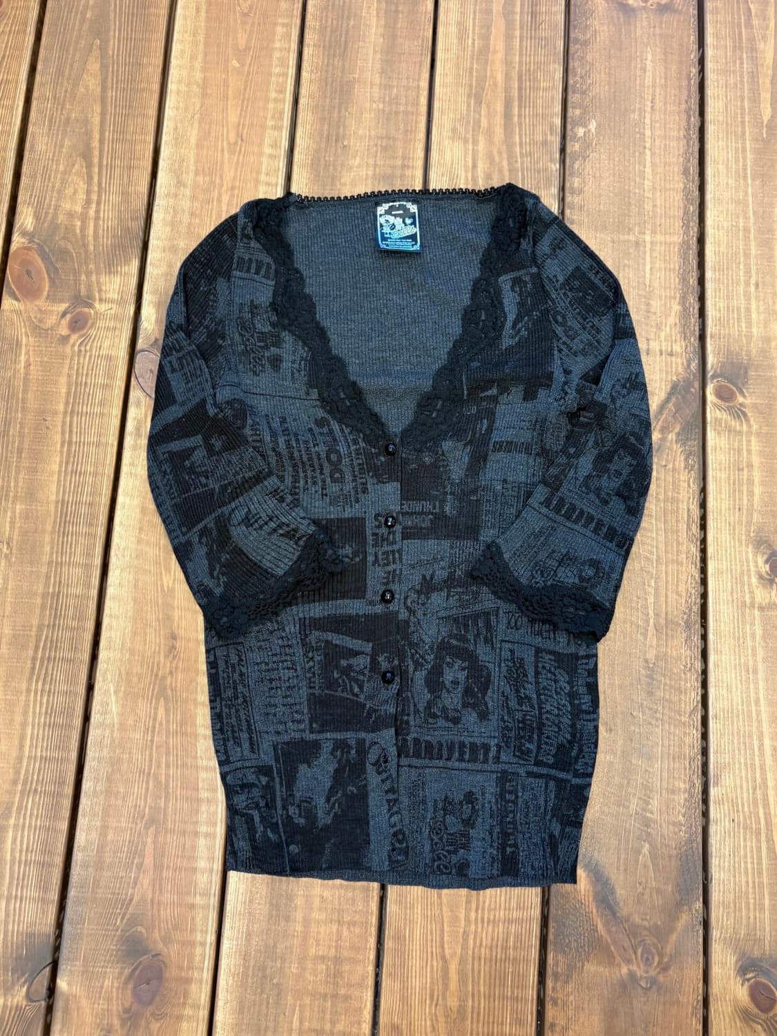 히스테릭글래머 패턴 가디건 상품이미지4