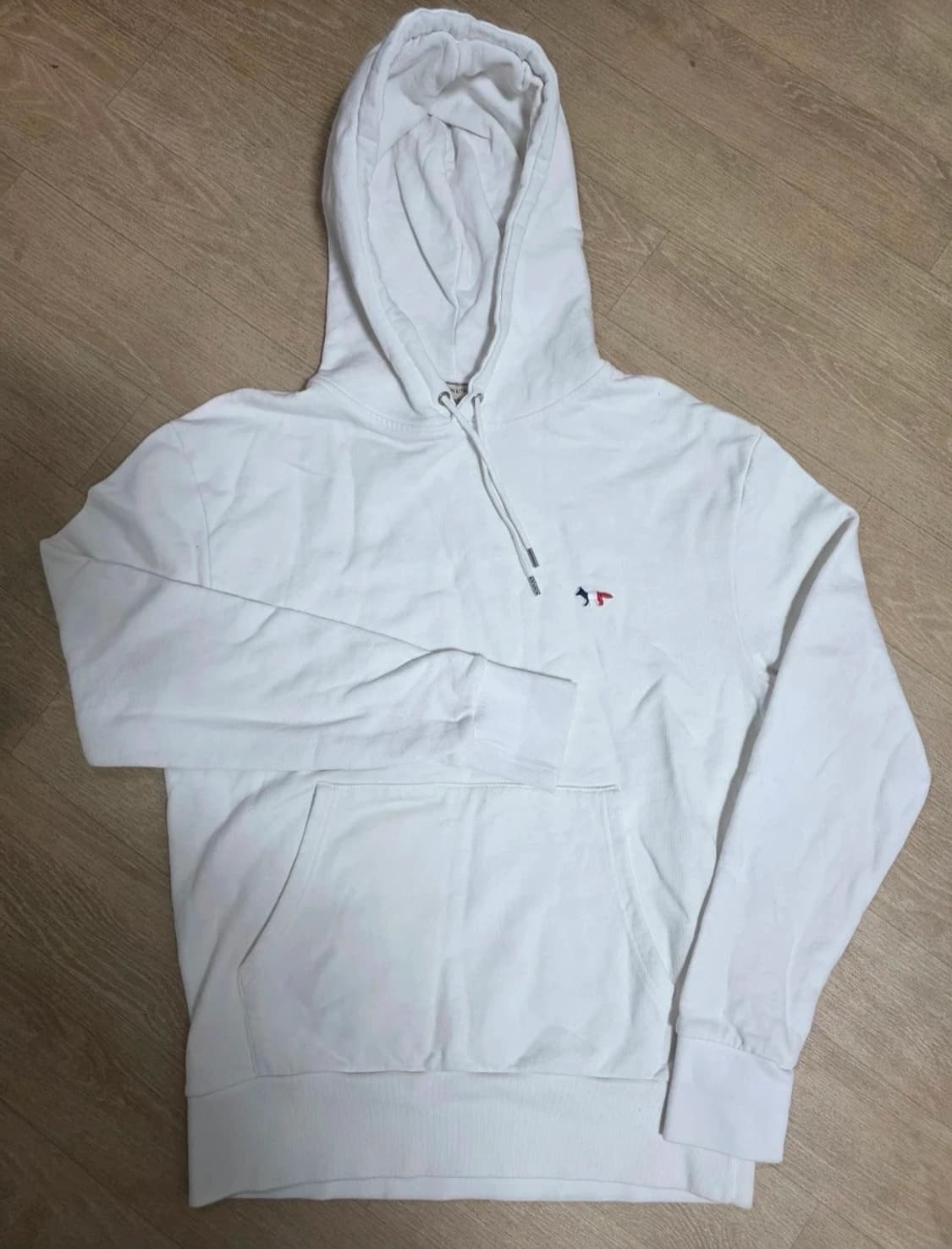 메종키츠네 트리콜로르 폭스 패치 후드티 M 상품이미지1