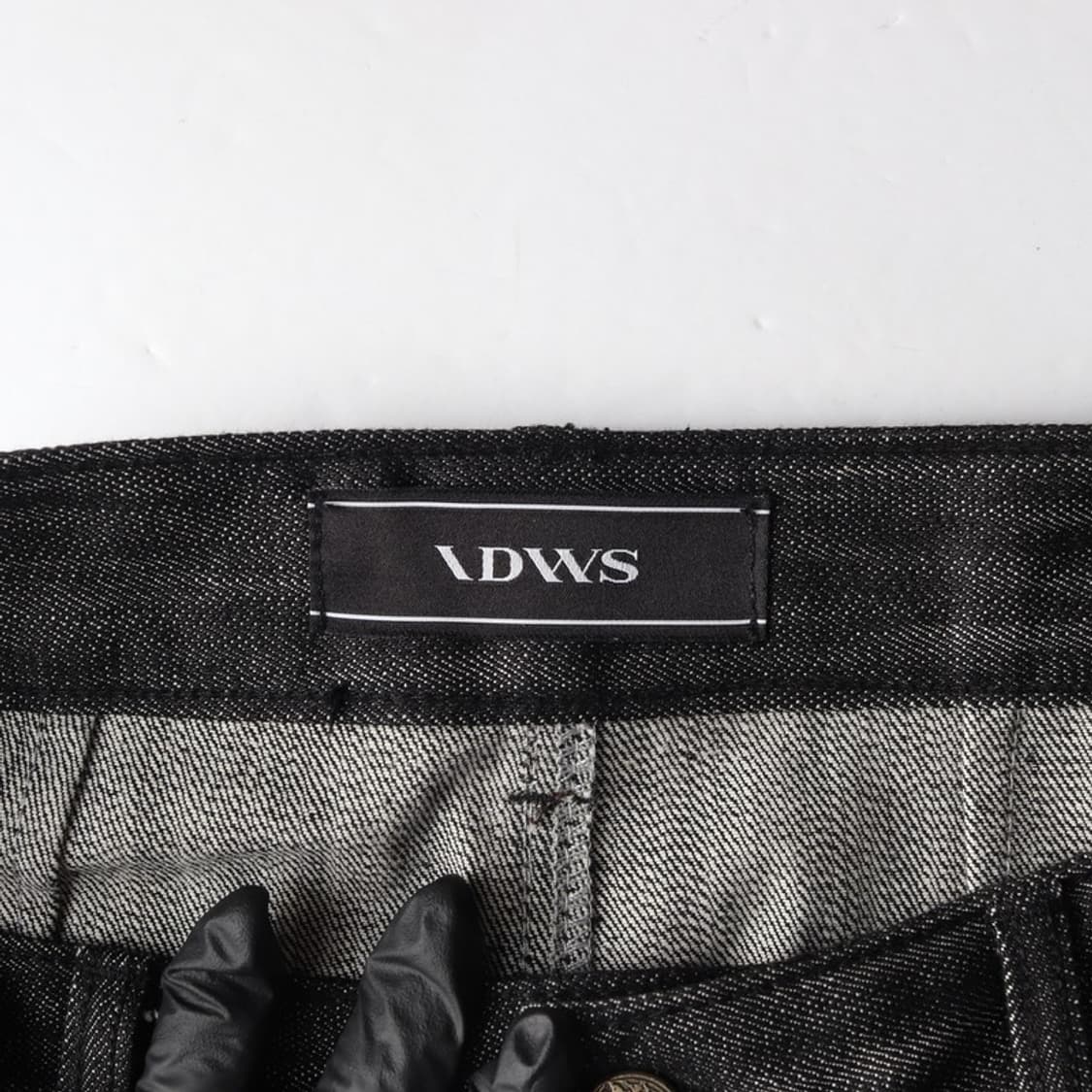 ADWS 흑청 벌룬 와이드 데님 팬츠 상품이미지6