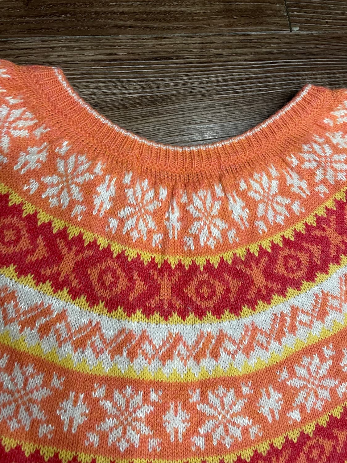 90s Christian Dior Fair Isle Knit Sweate 상품이미지9