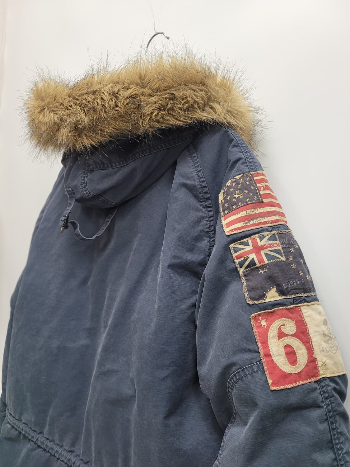 POLO 폴로 진스 성조기 워싱 데님 다운 파카 N-3B / 남 M
 상품이미지3