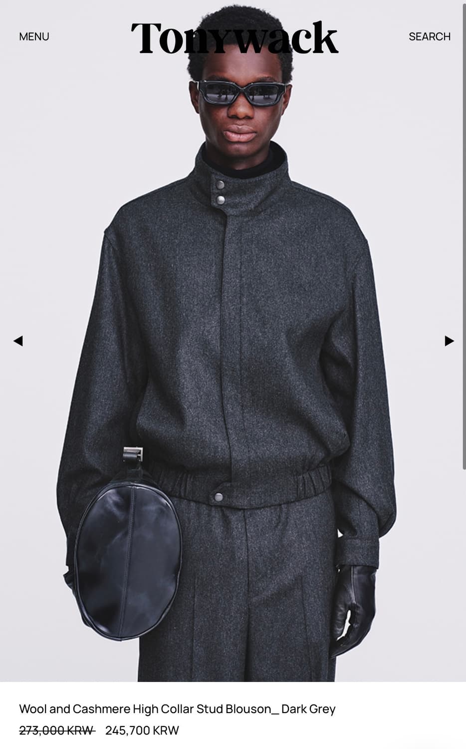 토니웩 Tonywack High Collar Stud Blouson 상품이미지5