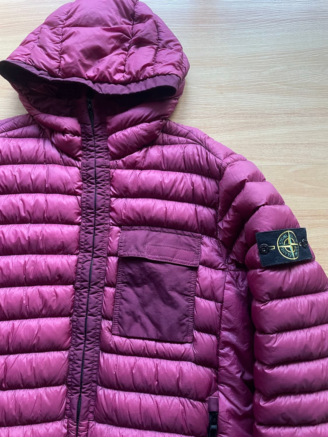 스톤아일랜드 가먼트 다이드 마이크로 얀 다운자켓 상품이미지2