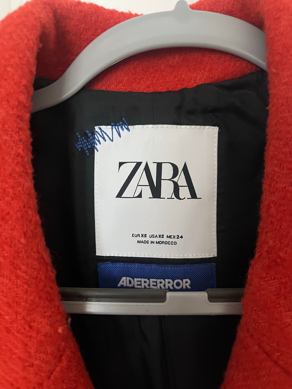 ZARA 아더에러 울 블렌드 오버사이즈코트 XS 상품이미지4