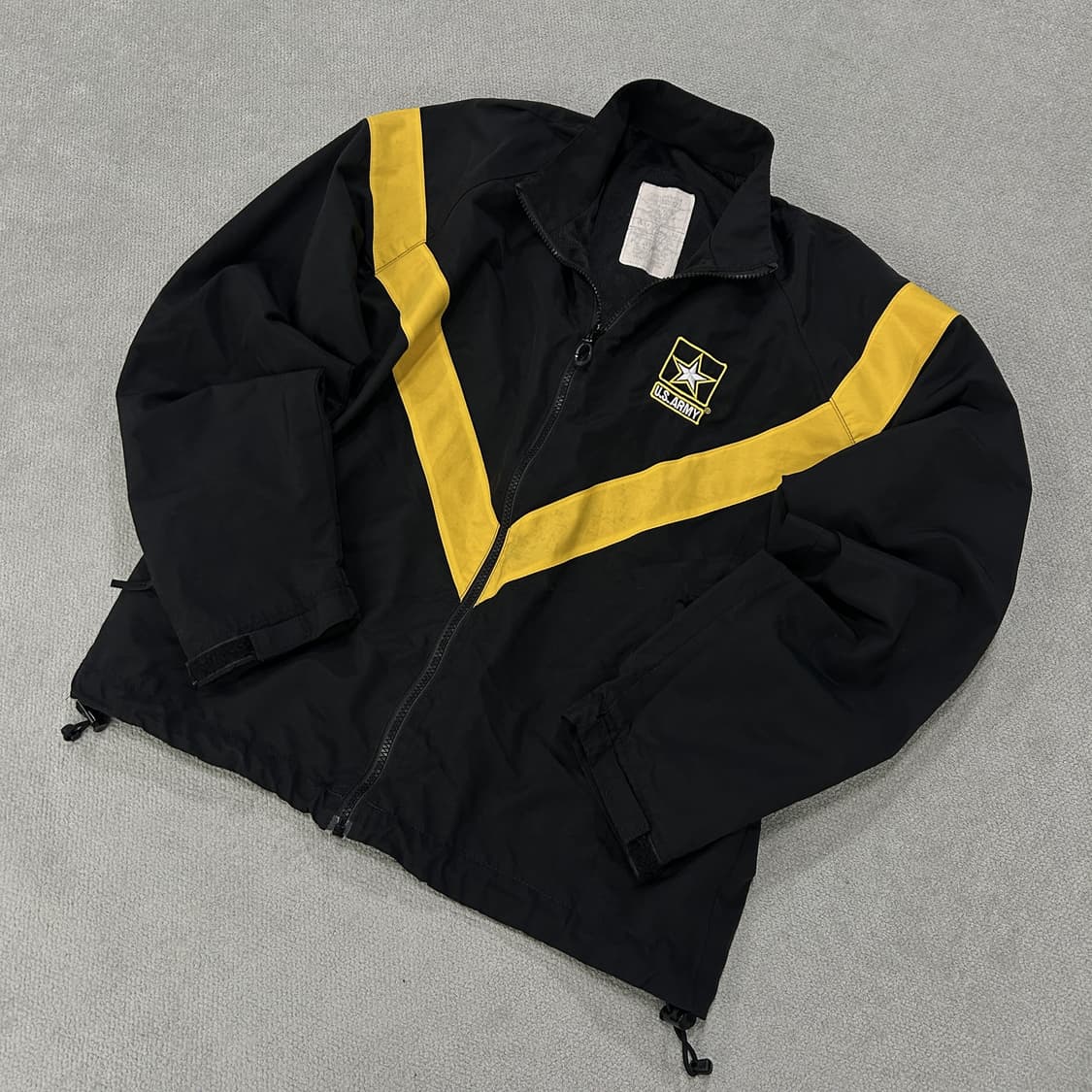 미군 U.S.ARMY 블랙 바람막이 자켓 L 상품이미지1