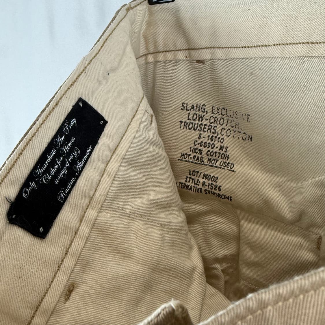 (무료배송)S) RNA 얼터너티브 밀리터리 치노 팬츠 베이지 상품이미지6