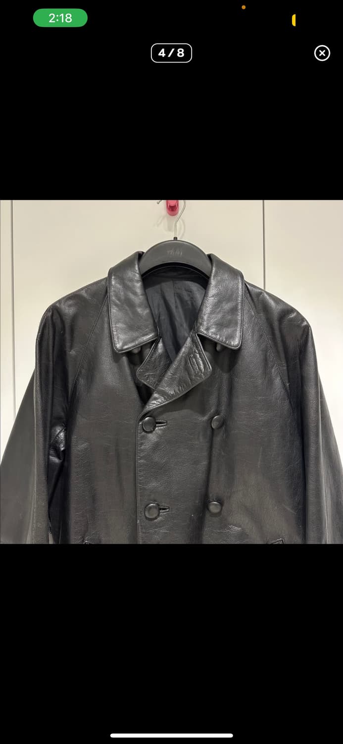 더반 인터메쪼 레더 피코트 상품이미지4