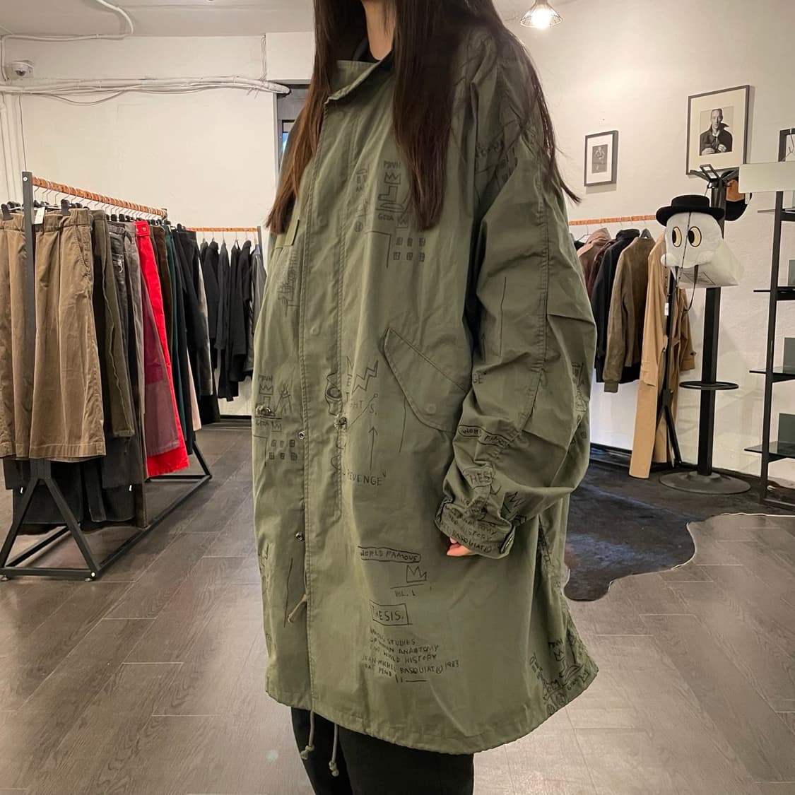 준야와타나베 맨 바스키아 M-65 파카 상품이미지5