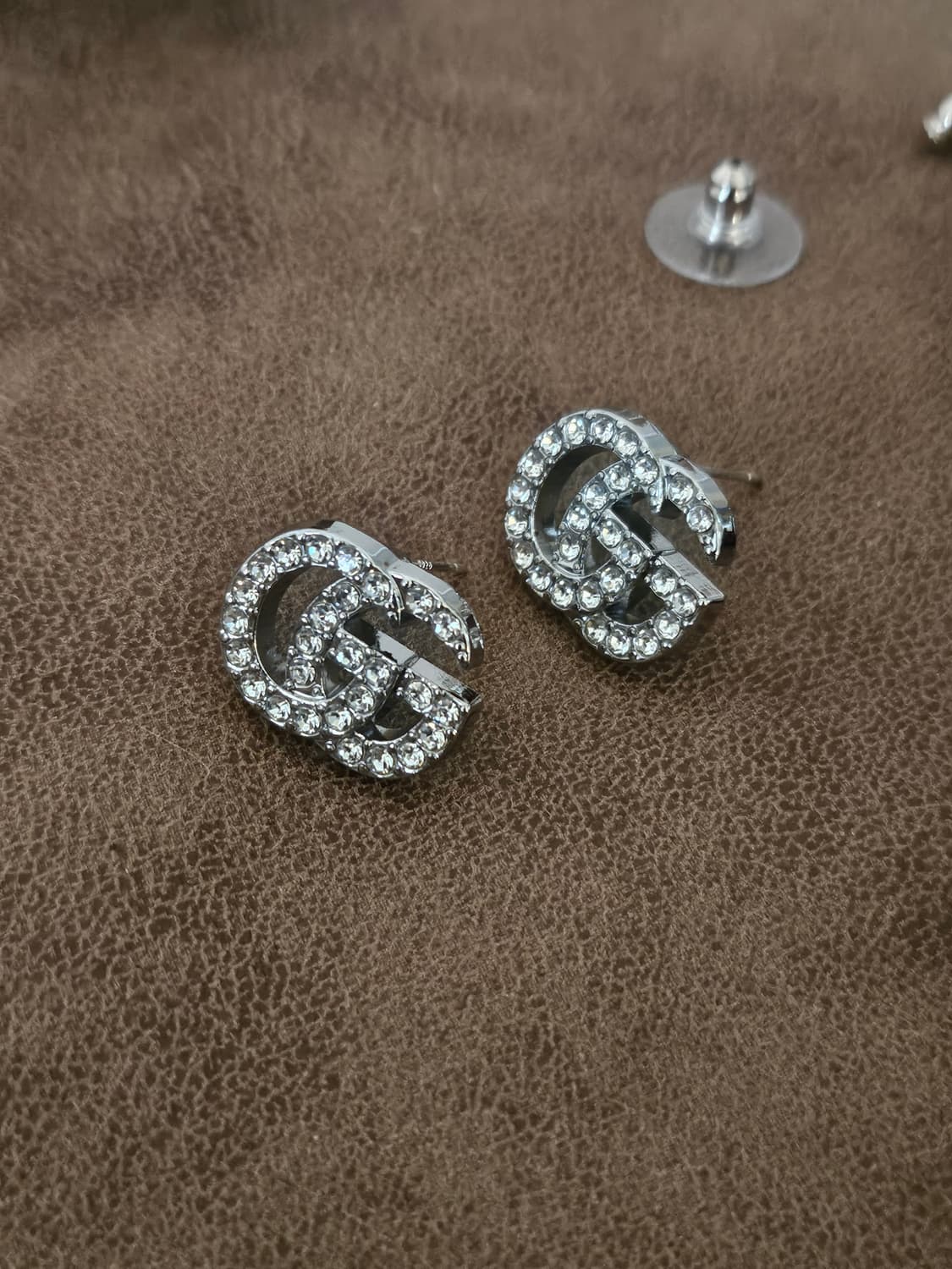 구찌 정품 빈티지 업사이클링 귀걸이 925실버 상품이미지3