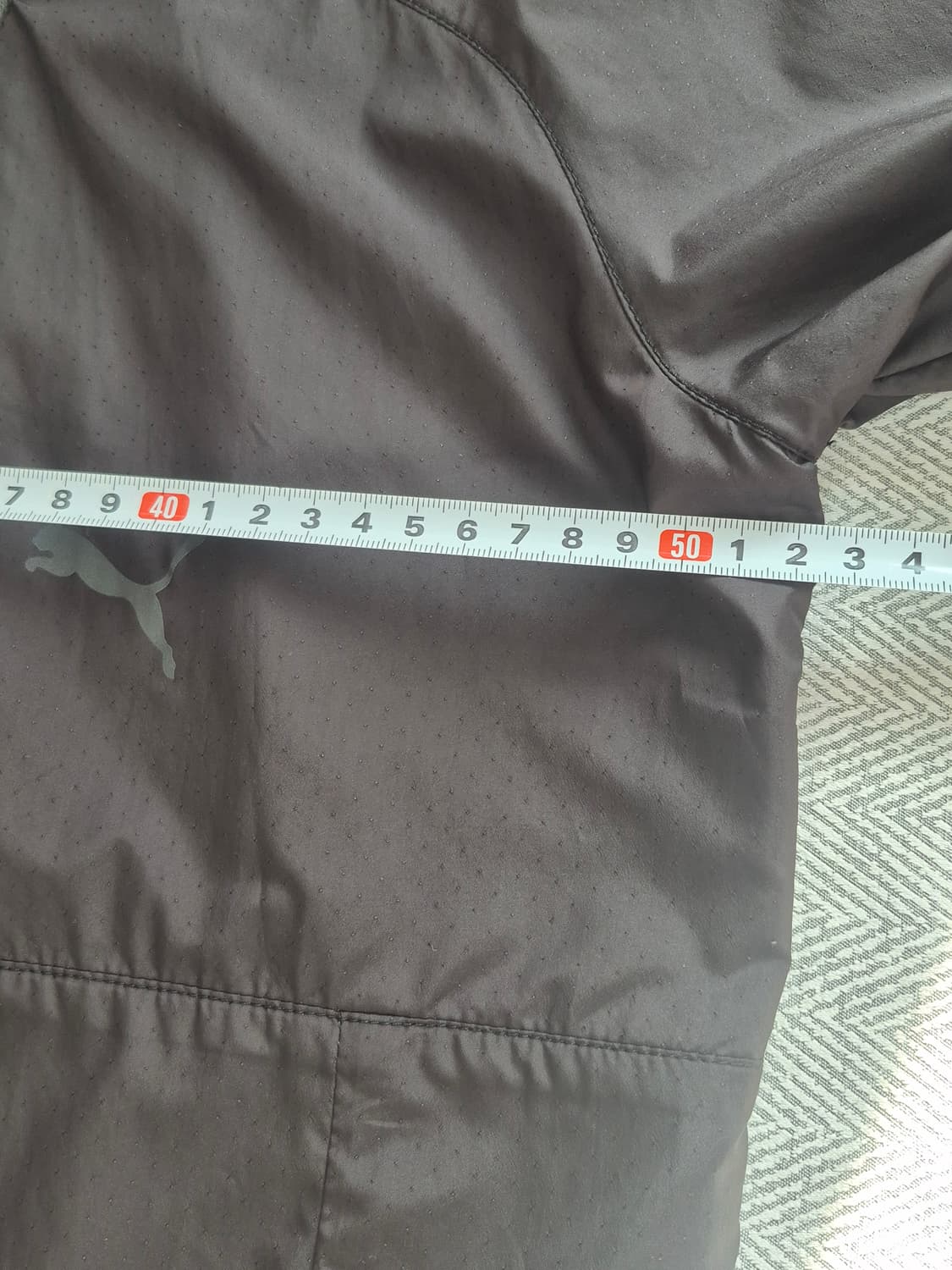 푸마 PUMA 경량 후드 바람막이 집업 자켓 다크브라운 상품이미지7