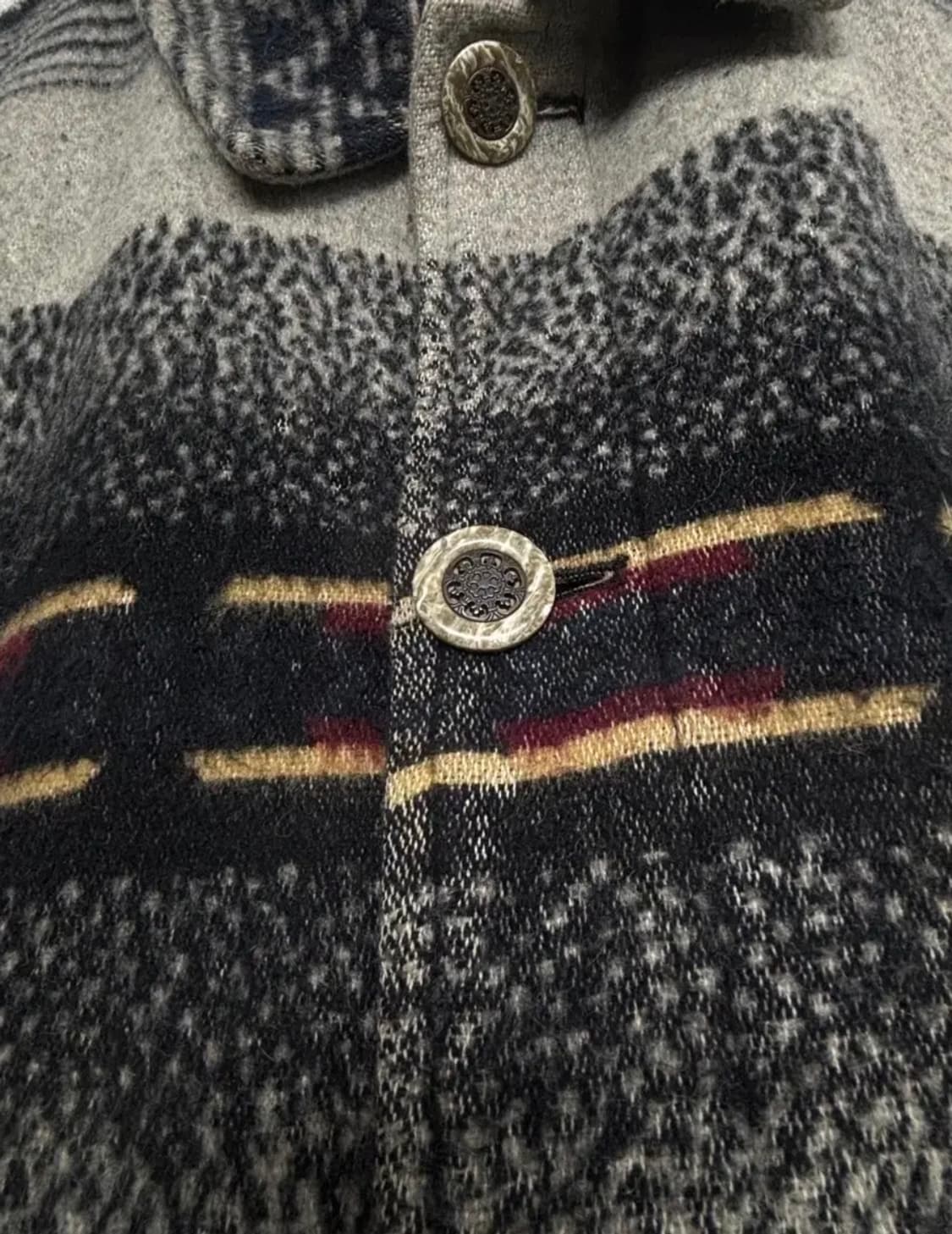 피에르 발망 빈티지 보헤미안 블랭킷 코트 XL 상품이미지2