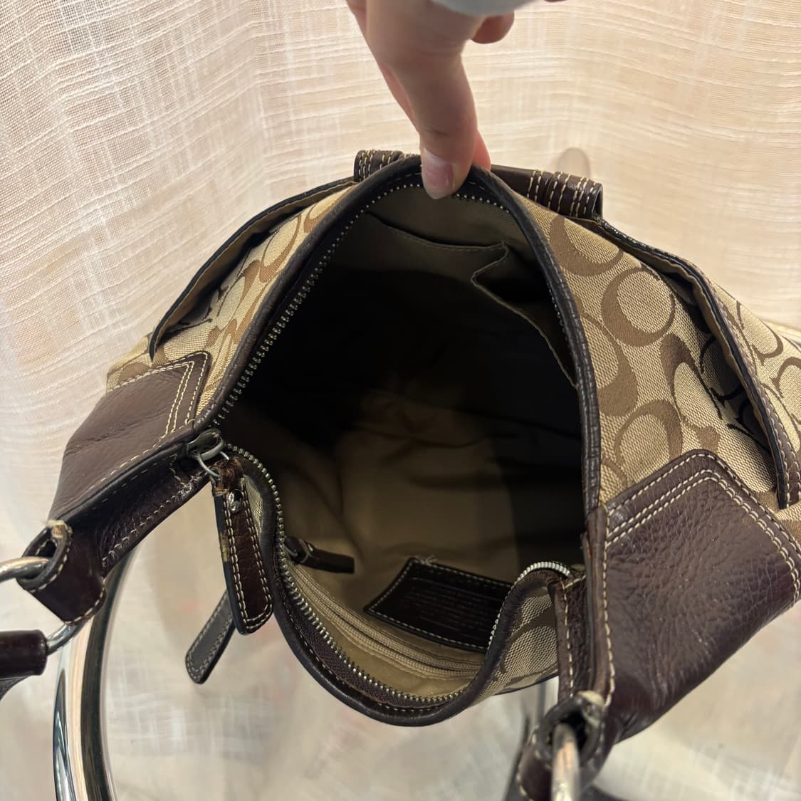 정품 코치 호보 숄더백     상품이미지7