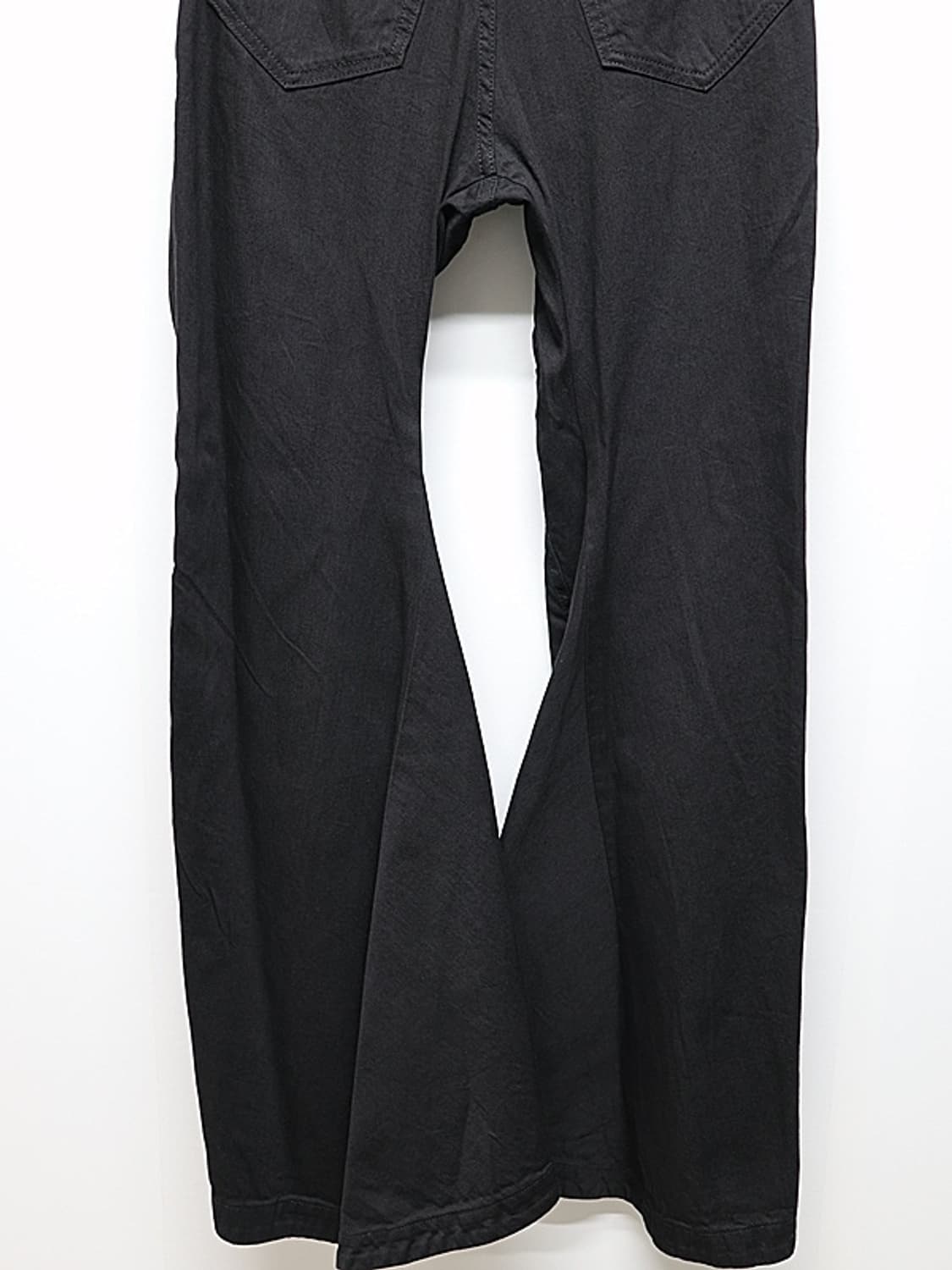 새상품 율리우스 8oz 와이드데님 트라우저 블랙 2/3사이즈 상품이미지5