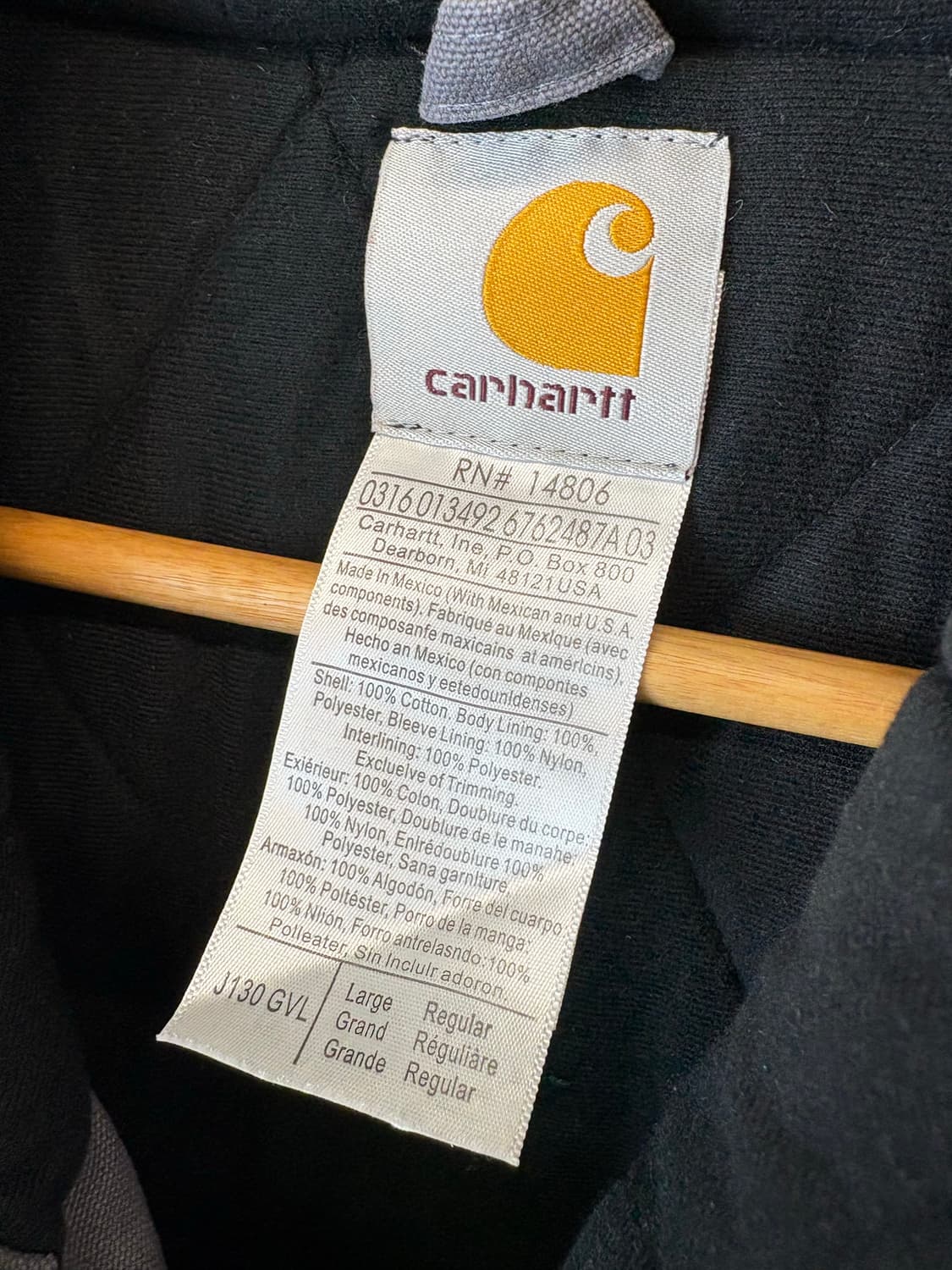 칼하트 시멘트 그레이 액티브 후드 자켓 상품이미지8