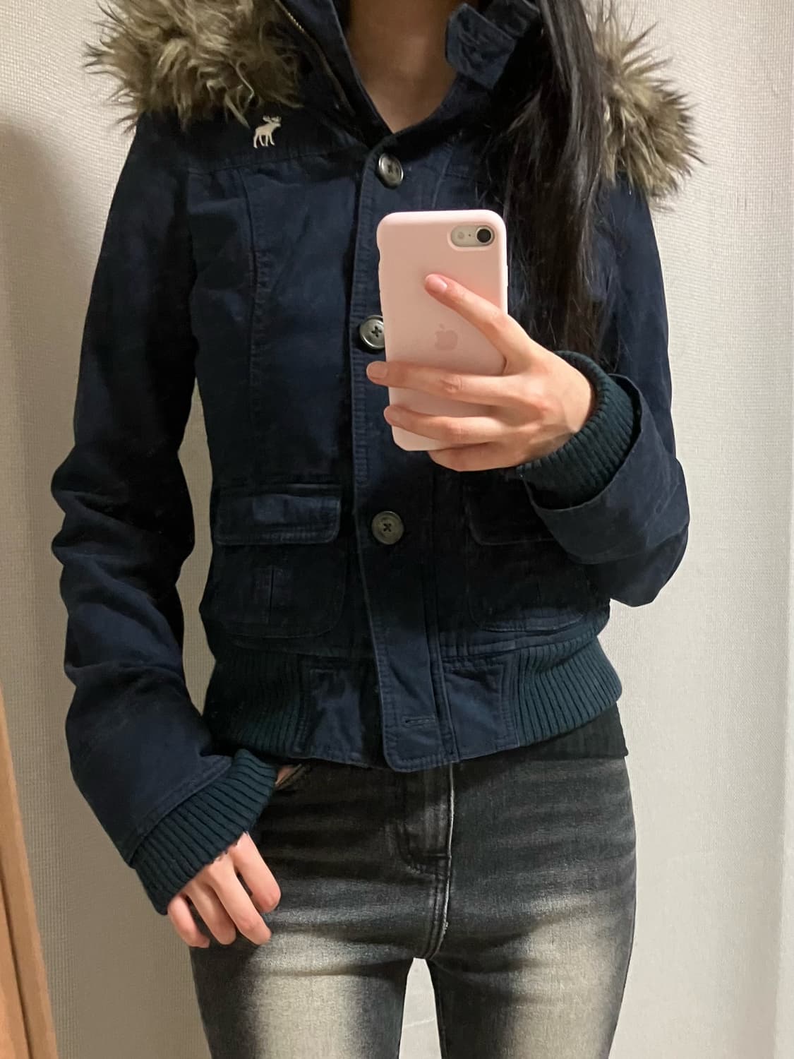 아베크롬비 딱붙 울프죠 봄버자켓 상품이미지4