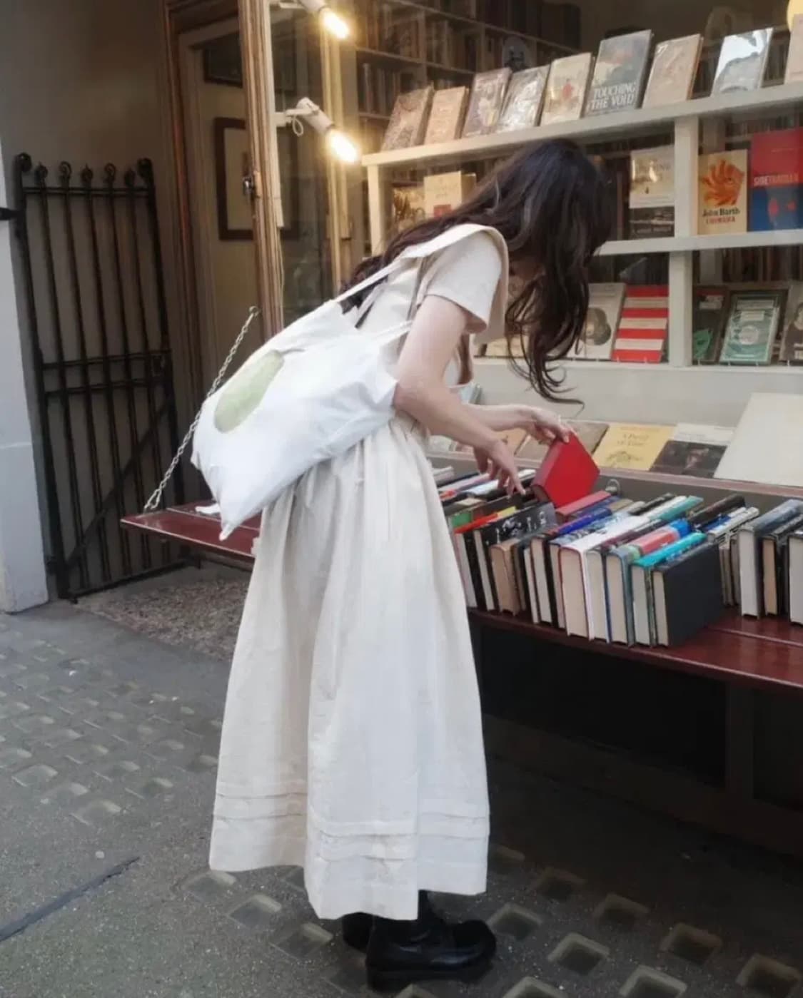 (1회착) 플레따 익스클루시브 세일러 카라 엠브로이더리 드레스 원피스 상품이미지3