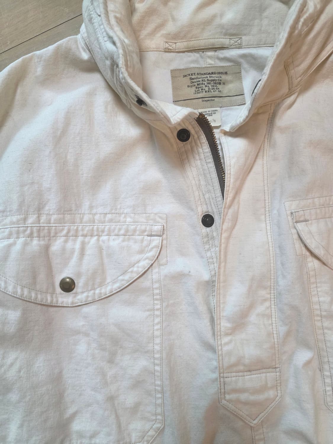 RRL 랄프로렌 / 스탠다드 이슈 버튼플라이 아노락 / XL 상품이미지2