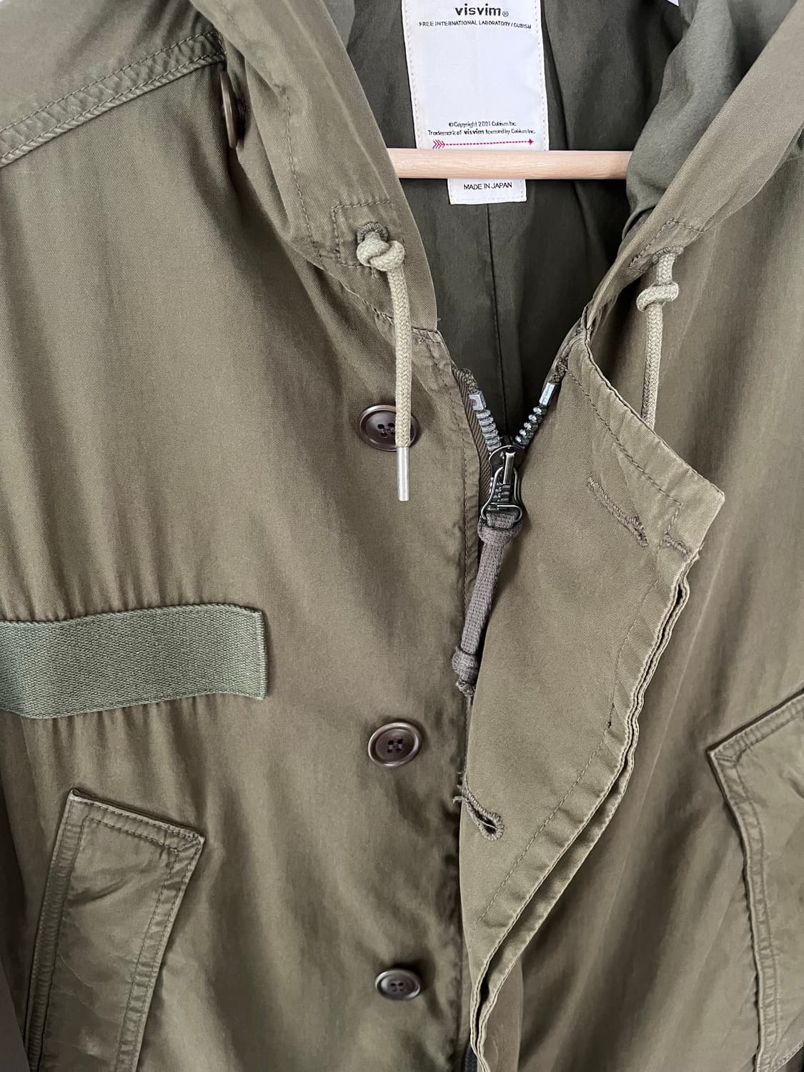 visvim 20ss patterson overcoat olive 상품이미지4