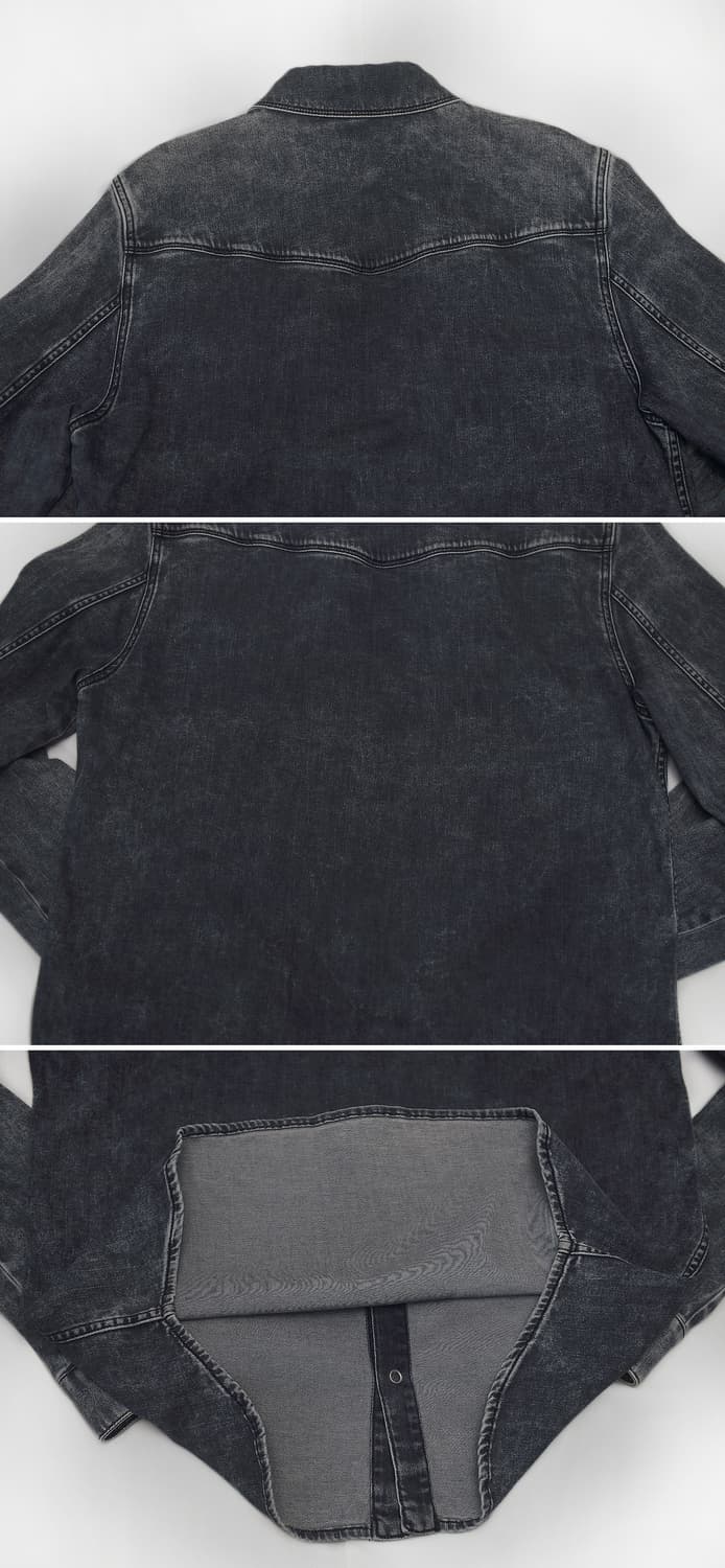 발렌티노 워시드 데님 웨스턴 셔츠 버튼 자켓 (48 / 100) 상품이미지5