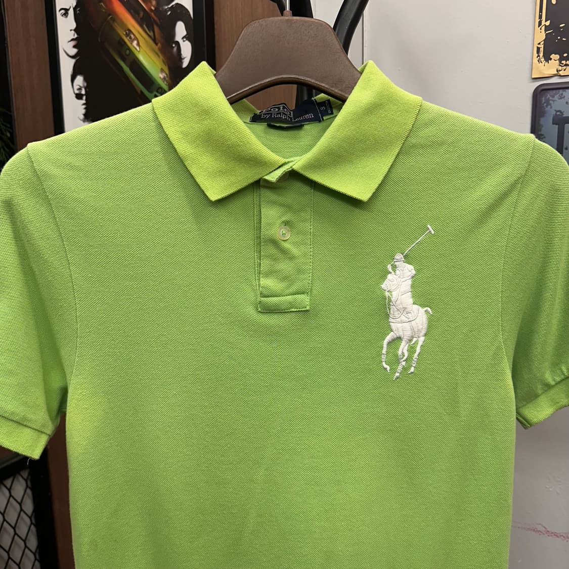 Polo Big Pony Green Polo Shirt 상품이미지3