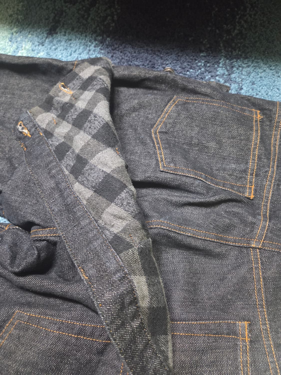 택포)TWN 더블웨이스트 똥주머니 데님 (단추부분 공지필독) 상품이미지5