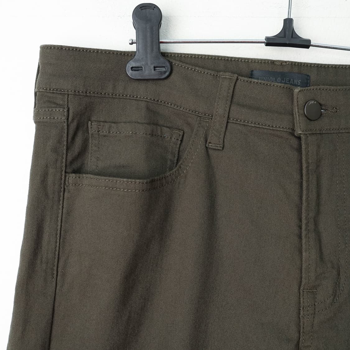 33/새상품 유니클로 스키니핏 코튼 팬츠 상품이미지3