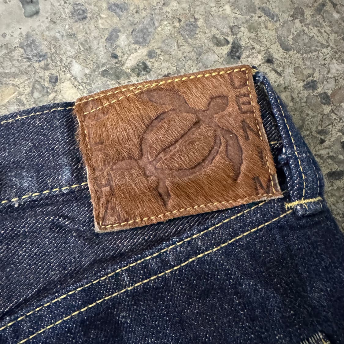 [38] Sugar Cane Aloha Denim 셀비지 투톤 팬츠 상품이미지8