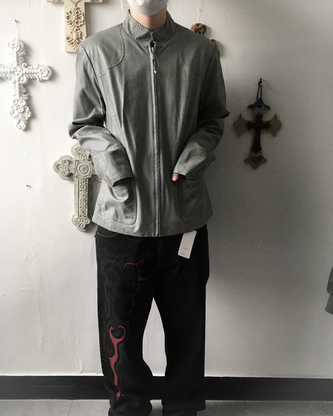 Python pattern jacket 상품이미지6