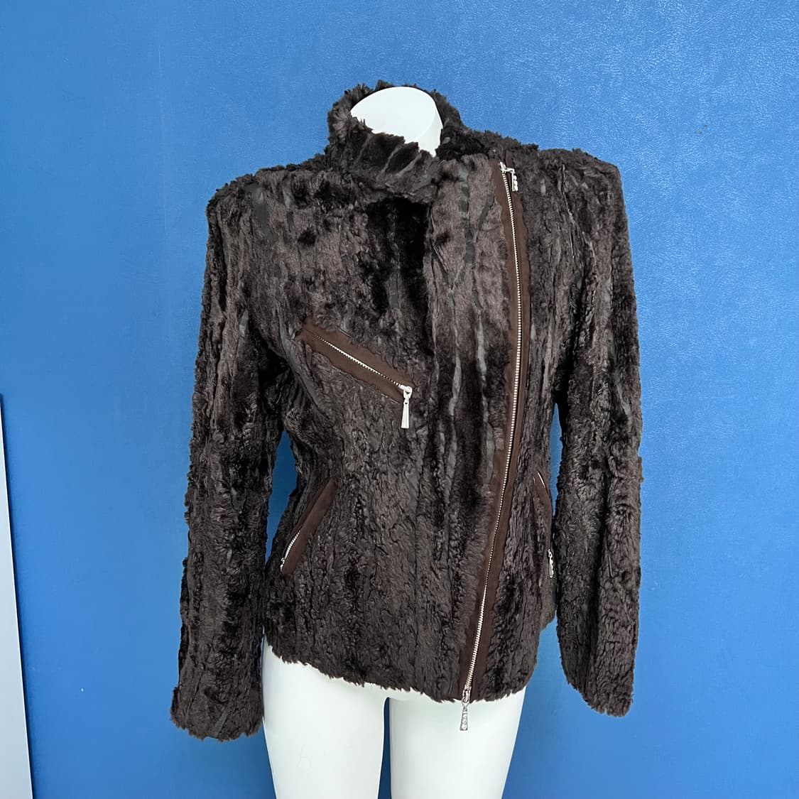 빈티지 브라운 퍼자켓 상품이미지2