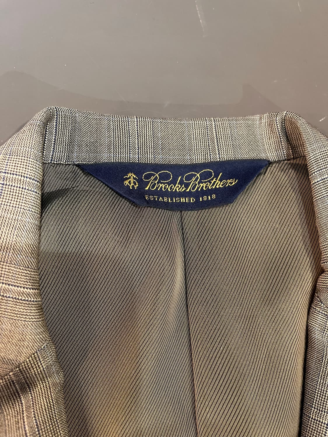 브룩스 브라더스 1818 리젠트 글렌체크 블레이저 상품이미지4