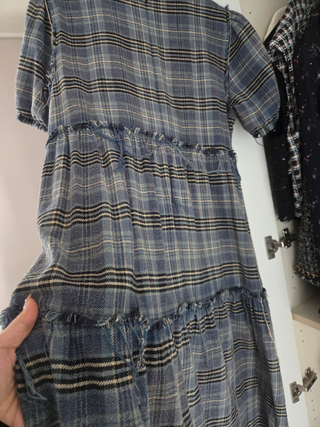 알써틴 R13 체크원피스 상품이미지8