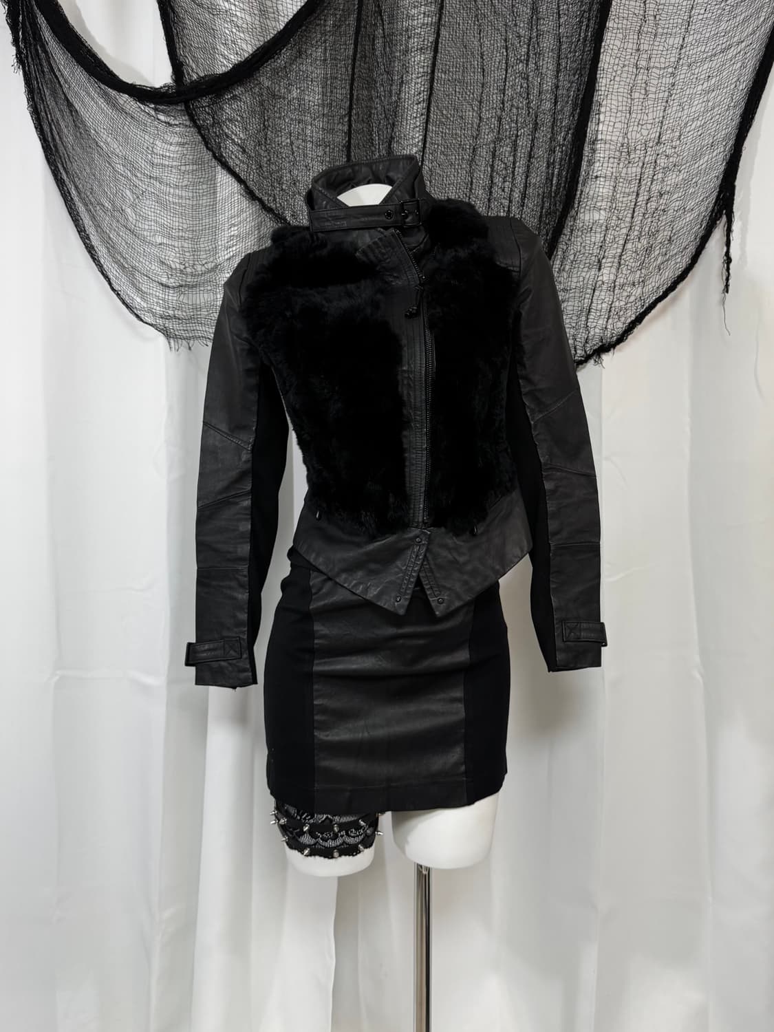 buckle fur jacket 상품이미지1