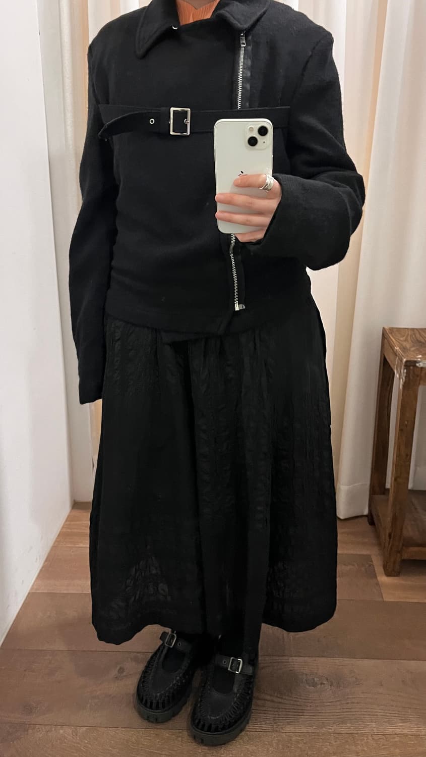Fulling Wool Belt Rider Jacket 상품이미지8